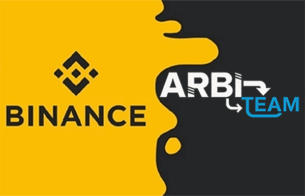 Binance with Arbi.TEAM now!